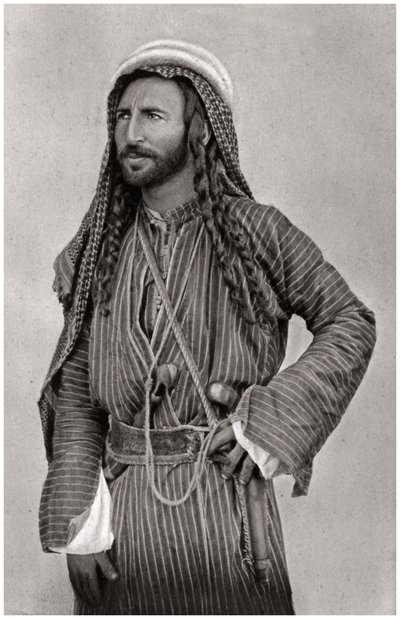 Un beduino del desierto, Irak, 1925 de A. Kerim