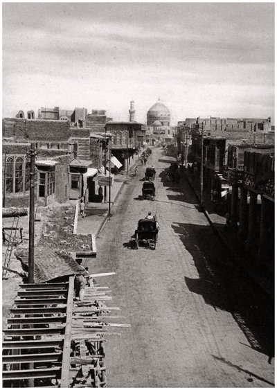 Una calle en Bagdad, Irak, 1925 de A. Kerim