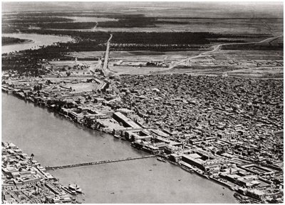 Bagdad desde un avión, Irak, 1925 de A. Kerim