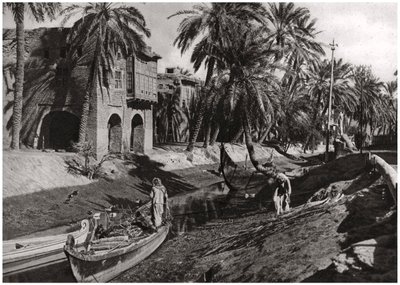 Riachuelo Serai, Basora, Irak, 1925 de A. Kerim