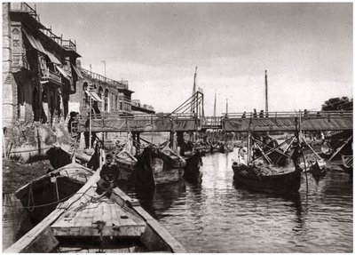 El puente Whiteley, Ashar Creek, Basora, Irak, 1925 de A. Kerim