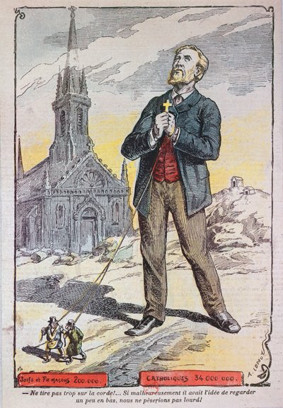 Caricatura de la revista católica 