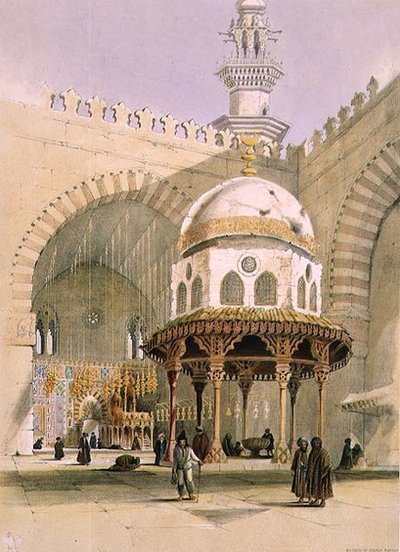La Mezquita del Sultán Hassan, El Cairo, publicada en 1846 de A. Margaretta Burr