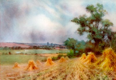 Canterbury desde Sturry Wood, Kent de A Montague Rivers