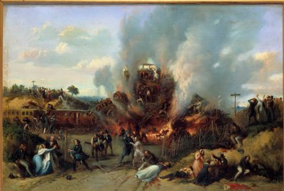 Desastre ferroviario en Bellevue en la vía de Versalles 8/05/1842 de A Provost