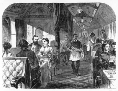 Coche del Palace Hotel, Union Pacific Railroad, c1870 de A. R. Ward