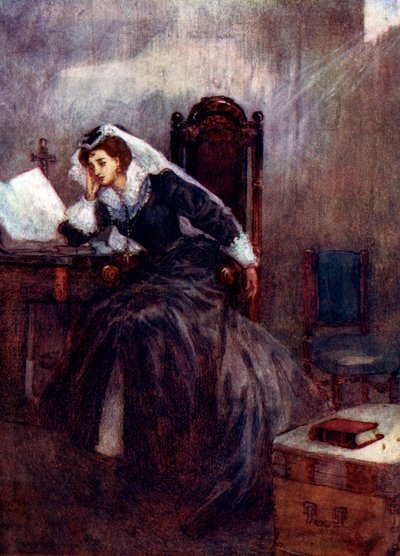 Durante diecinueve años esta pobre reina fue mantenida en prisión, siglo XVI, 1905 de A. S. Forrest