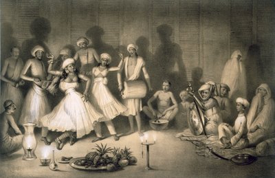Danza de chicas Nautch de A. Soltykoff