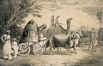 Carruaje del harén del Rey de Delhi, de 