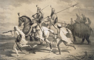 Jefes sikh de caza, de 