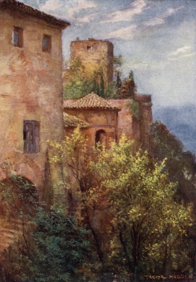 Granada, Exterior de la Alhambra de A. Trevor Haddon