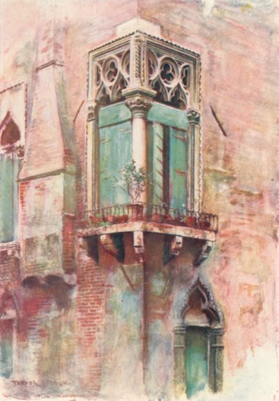 Ventana de ángulo Palazzo Priuli de A. Trevor Haddon
