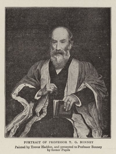 Retrato del Profesor T G Bonney de A. Trevor Haddon