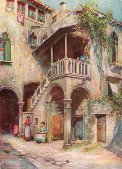 Escalera del Palacio Loredan de A. Trevor Haddon