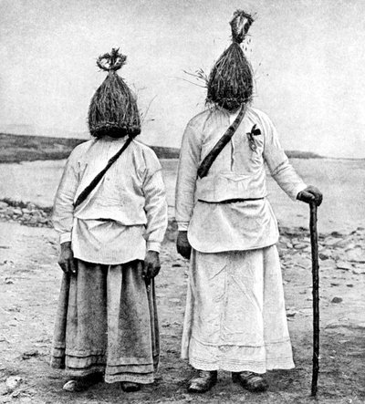 Un par de chicos de paja, Irlanda, 1922 de A. W. Cutler