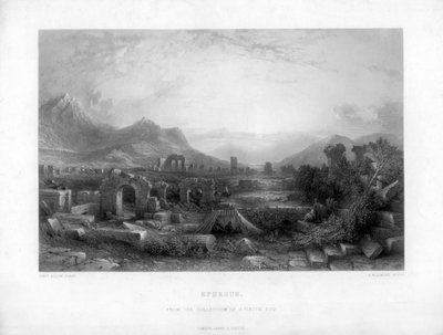 Éfeso, Turquía, siglo XIX de A. Willmore