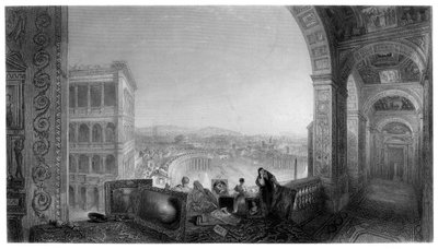 Roma, desde el Vaticano, finales del siglo XIX de A. Willmore