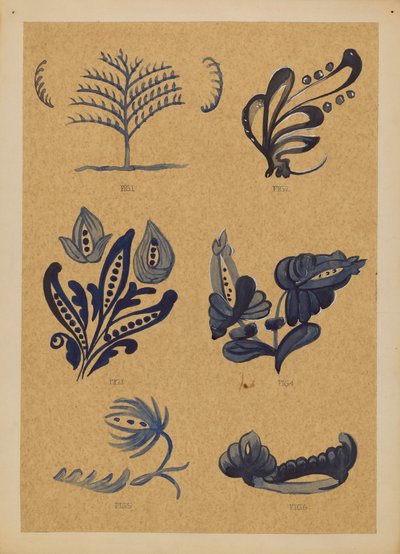 Decoración para loza de A. Zimet