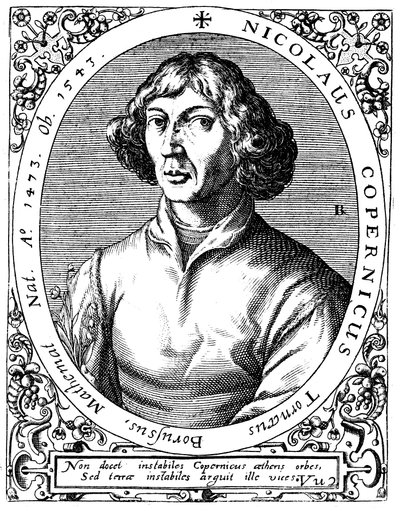 Nicolás Copérnico, astrónomo polaco, 1645 de A. de Bry