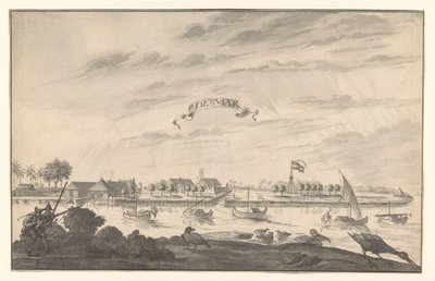 Vista de Demak El Mak (título sobre el objeto) de A. de Nelly (possibly)
