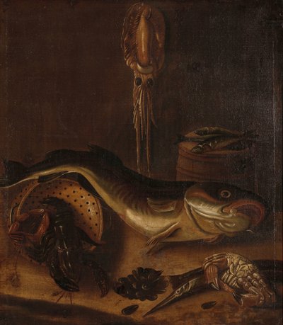 Bodegón con peces de A. van Doeff
