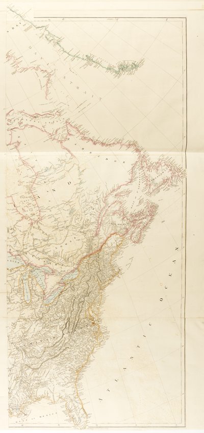 Mapa de los nuevos descubrimientos en el interior de América del Norte de Aaron Arrowsmith