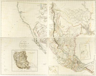 Nuevo mapa de México y provincias adyacentes de Aaron Arrowsmith