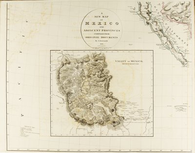 Nuevo mapa de México y provincias adyacentes de Aaron Arrowsmith