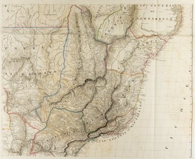 Esbozos de las divisiones físicas y políticas de América del Sur de Aaron Arrowsmith