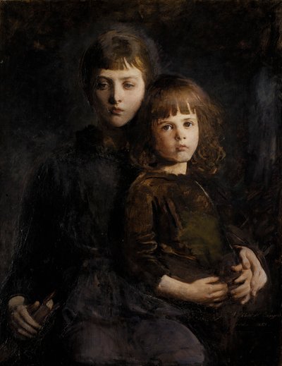 Hermano y hermana (Mary y Gerald Thayer) de Abbott Handerson Thayer