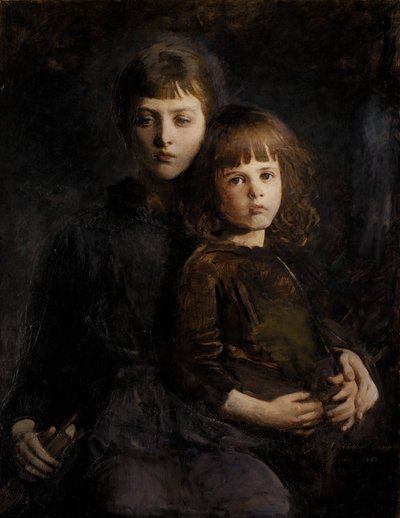 Hermano y hermana Mary y Gerald Thayer, 1889 de Abbott Handerson Thayer