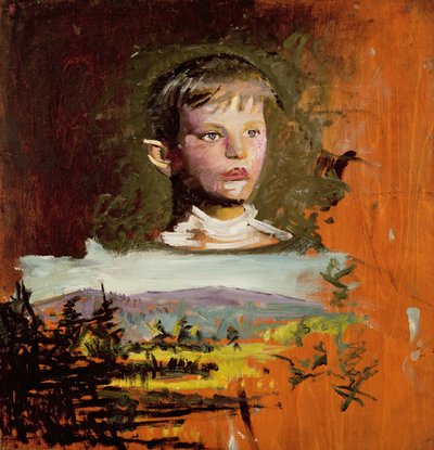 Cabeza de un niño, 1919 de Abbott Handerson Thayer