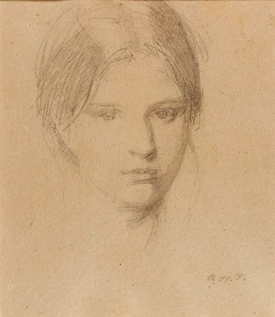 Retrato de la hija del artista, Mary de Abbott Handerson Thayer