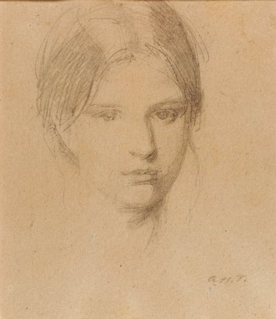Retrato de la hija del artista, Mary de Abbott Handerson Thayer