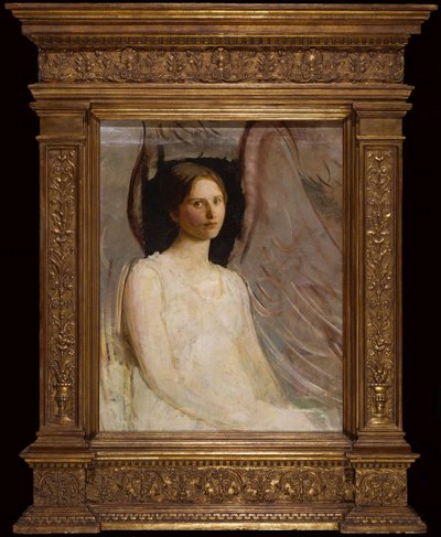 Estudio para ángel sentado de Abbott Handerson Thayer
