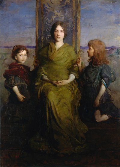 Virgen Entronizada de Abbott Handerson Thayer