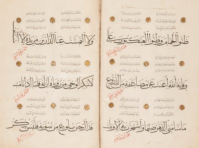 Página del "Qasida al-Burda" de al-Busiri, 1395-6 de Abd Al Rahman bin Al Saigh