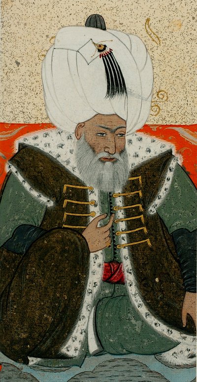 Bayezid II, sultán del Imperio Otomano de Abdulcelil Levni