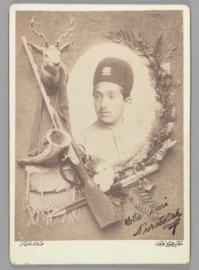 Retrato Real Oficial del Príncipe Nosratollah, 1899 de Abdullah Qajar