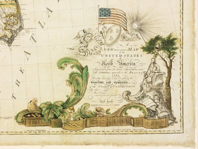 El Primer Mapa Nacional de América, 1784 de Abel Buell