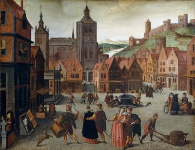 El mercado de Bergen op Zoom de Abel Grimmaert