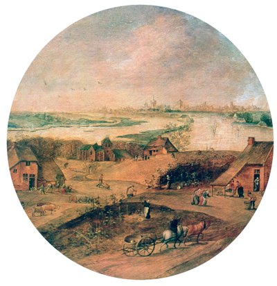 Las cuatro estaciones, otoño, c1600 de Abel Grimmer