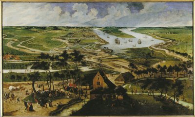 Vista de los pólderes de Amberes de Abel Grimmer