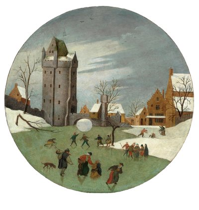 El Mes de Enero, 1606 de Abel Grimmer or Grimer