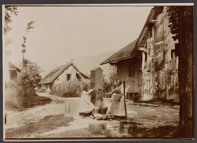 Aix les Bains - cerca del gran puerto, 27 de junio de 1902 de Abel Marie Nicolas Boulineau