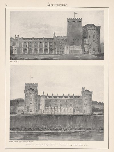 Castillo Gould, Hempstead House, 1904 de Abner J. Haydel