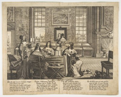 Las vírgenes necias conversando de Abraham Aubry