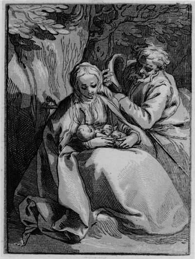 La Sagrada Familia de Abraham Bloemaert