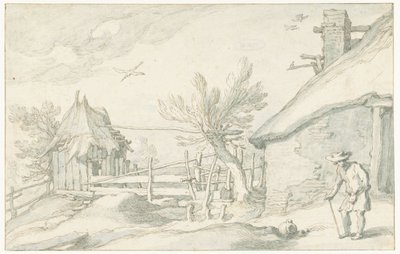 Corral con granja y granero de Abraham Bloemaert