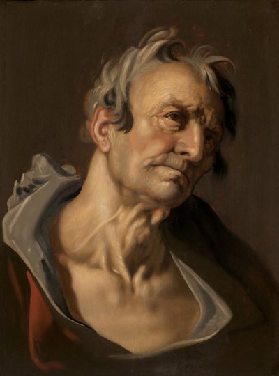 Cabeza de un Hombre Viejo, finales del siglo XVI-principios del siglo XVII de Abraham Bloemaert